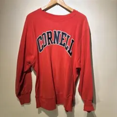 80'sリバースウィーブ カレッジロゴ トリコタグ スウェット レッド