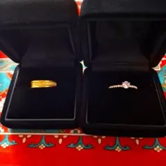 侑*様 ☆最終お値下げ！おしゃれ指輪 2個セット11号☆