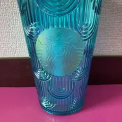 販売終了品❤︎新品❤︎スタバ❤︎コールドカップタンブラーウェイブブルーグリーン