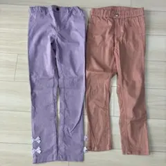 anyfam kids140とnavy130 パンツ2本セット