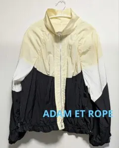 ADAM ET ROPE バイカラーシアーショートブルゾンのサムネイル