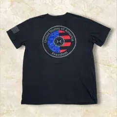 き*み様 アンダーアーマー ヒートギア バックプリント Tシャツ 半袖トップス