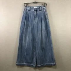 R’IAM plage ルーズワイドデニム 38 ブルーA