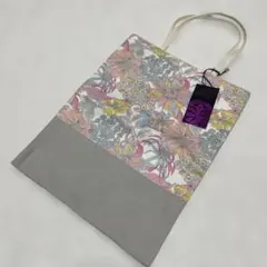 再販なし】＊ リバティ 紙袋みたいなバッグ（ラミネート）&フラット