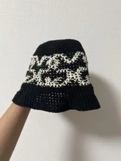 ニットバケットハット