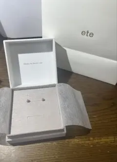 ete K10MPG ダイヤモンド ピアス　新品未使用　最終値下げ