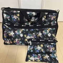 LeSportsac 花柄 ボストンバッグ 大