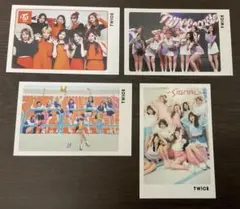 TWICE メンバー集合 フォトカード トレカ4種セット