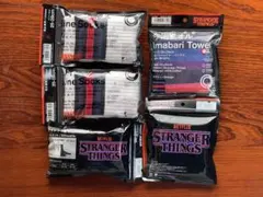 ストレンジャーシングス ラインソックス 25-28cm&今治タオル5点セット