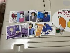 コナン ステッカー10枚セットとキーホルダー