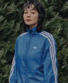 M adidas シアージャケット シアーブルゾン ブルー DMARIN竹下玲奈