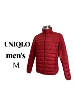 UNIQLO ユニクロ　ウルトラライトダウン　ジャケット　メンズ　レッド　Ｍ