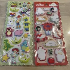 マシュマロシール　トイ・ストーリー & ベイマックス