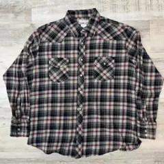 ま*た様 古着 90-00年代 Wrangler ラングラー ウエスタンネルシャ