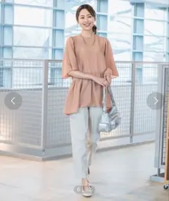 新品タグ付き グローバルワーク スゴラクストレッチスリムパンツ