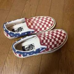 VANS バンズ　スリッポン 廃盤 星条旗 USA 23.0cm 最低価格！！