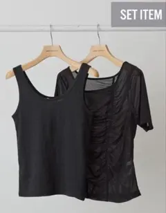 アシメシアー+ラメインナー　2SET AMERICAN HOLIC