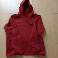 Champion フード付きパーカー Mサイズ レッド