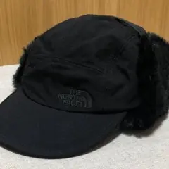 初期カラー オールブラック‼️ノースフェイス バッドランドキャップ 耳あて