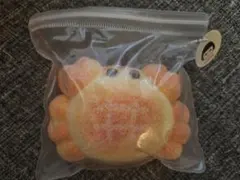 momoco カニパン　スクイーズ　粉付き　カニパン親子セット