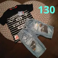 130男の子❤Tシャツ＆ズボン