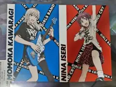 ガールズバンドクライ　新宿ポップアップ　特典ブロマイド　井芹仁菜　河原木桃香