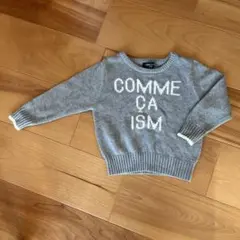 COMME CA ISM グレー セーター 100cm
