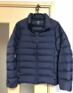 ネイビー ダウンジャケット キルティング
