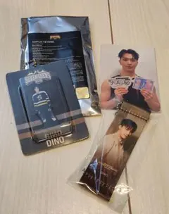 SEVENTEEN　HOME アクリルキーリング　フラッグキーホルダー　トレカ