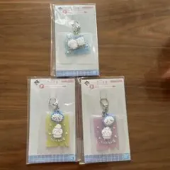 F賞　銭湯ラバーチャームコレクション　3個セット　一番くじ　ちいかわ