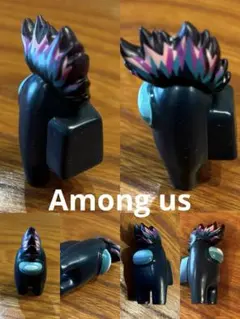 Among Us アマンガスフィギュア ブラック モヒカンヘア