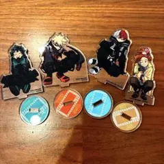 僕のヒーローアカデミア　ヒロアカ　アクリルスタンド 4体セット　緑谷爆豪轟ロディ