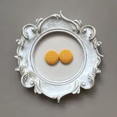 E-764七五三　和装　着物リメイク　イヤリング　イエロー　髪飾りヘッドドレス