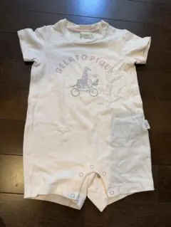 GELATO PIQUE 動物柄ロンパース 70-80cm ジェラピケ　半袖