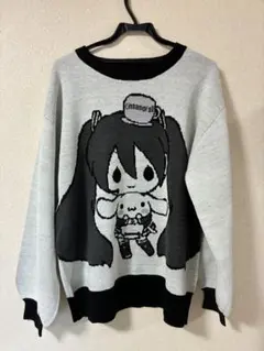 初音ミク×シナモロール ニットセーター L 新品タグ付き