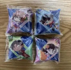 名探偵コナン くら寿司コラボ クッションチャーム 4種コンプリートセット