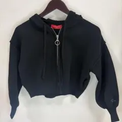 repipi armario ブラック クロップドパーカー Mのサムネイル