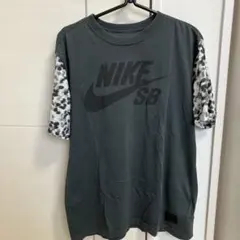 NIKE SB DRI-FIT ロゴプリント Tシャツ Lサイズ グレー