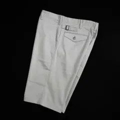 良品 COMME CA ISM スラックス ショーツ ストレッチ ホワイト系 Mのサムネイル