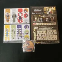 文豪ストレイドッグス しおり、コースター、イベントチラシ