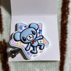 ナルミヤキャラクターズ ラバーヘアクリップ ミントくん、クー