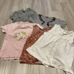 まとめ売り120 半袖　ノースリーブ　カットソー