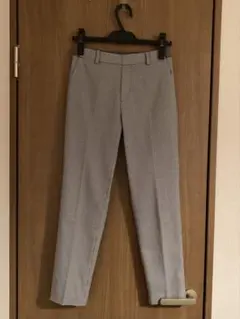 ★美品★レディースUNIQLOスマートスタイルアンクルパンツ（チドリ）S