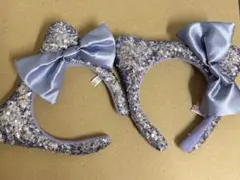 USJ ユニバ カチューシャ ハローキティ スパンコール 2点セット