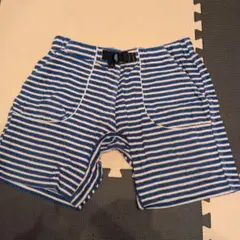 WILD THINGS ☓ KATO コラボ ストライプショートパンツ　Lのサムネイル