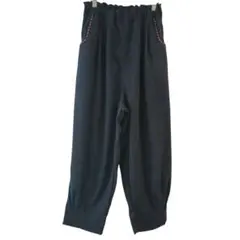 チチカカ サルエルパンツ 黒 新品タグ付 ウエストゴム ゆったりLのサムネイル