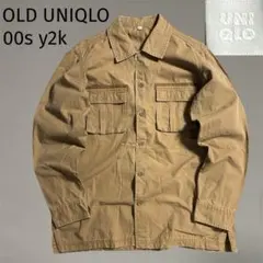 OLD UNIQLO オールドユニクロ 旧タグ ワークシャツ ダブルポケット
