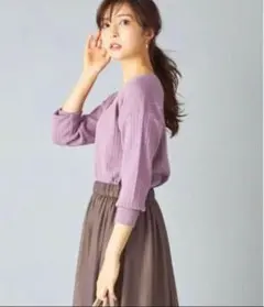 アンゴラタッチワイドリブカーディガン♡リヴドロワのサムネイル
