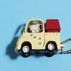PEANUTS　スヌーピーミニカー　キーホルダー