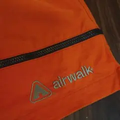 90s skate item airwalkオレンジナイロンスイムショーツのサムネイル